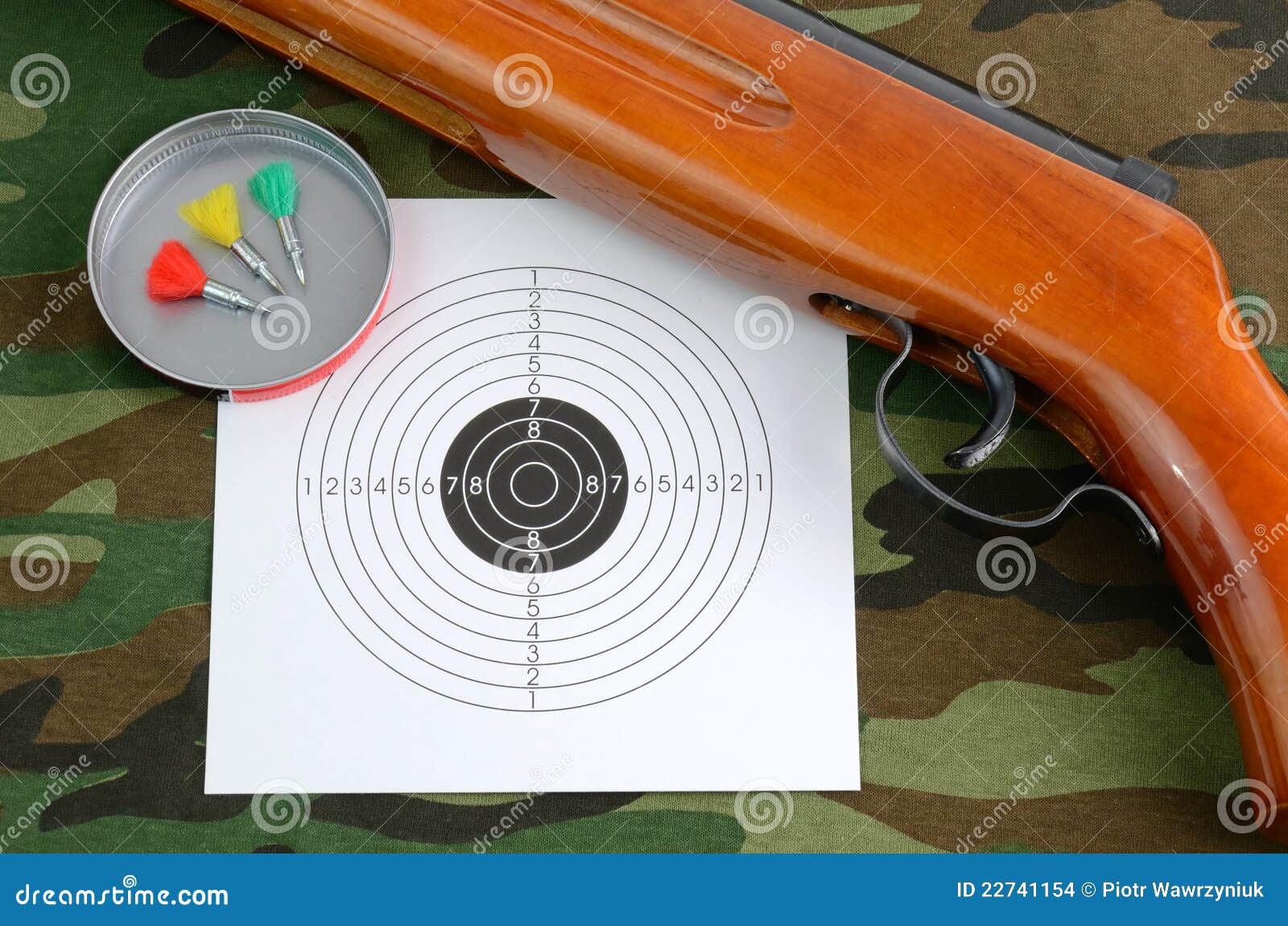 Sport shooting equipment stock photo. Image of fire, competition 22741154