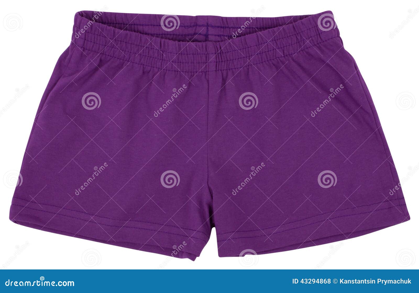Sport Shorts. Isolated on White Background. Stock Photo Image of