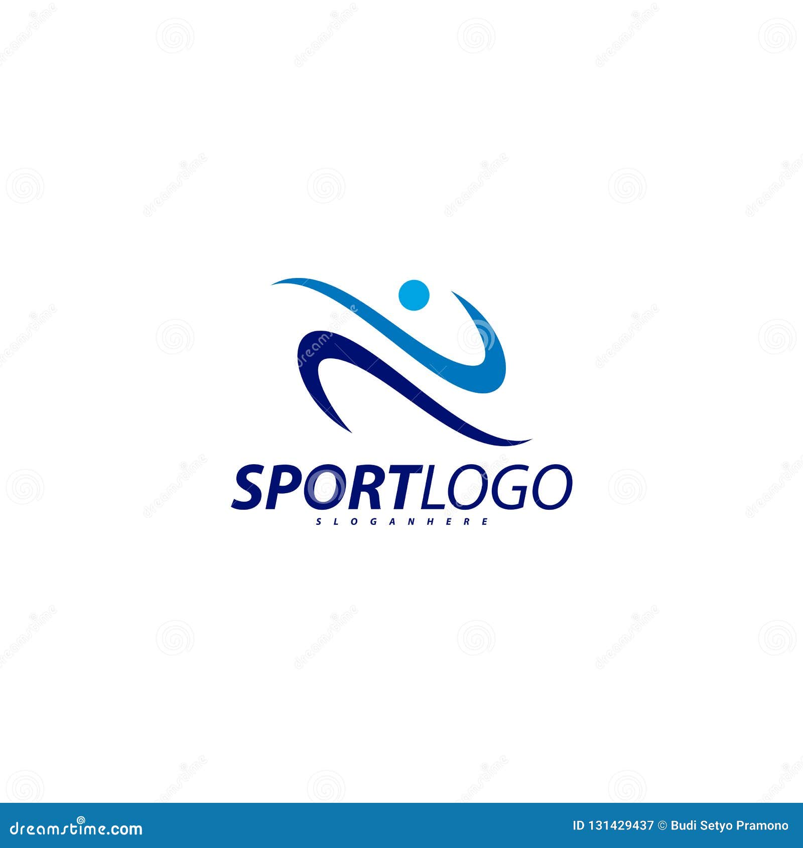 Sport Symbol Design Fitness People Icon Vector Logo Speed