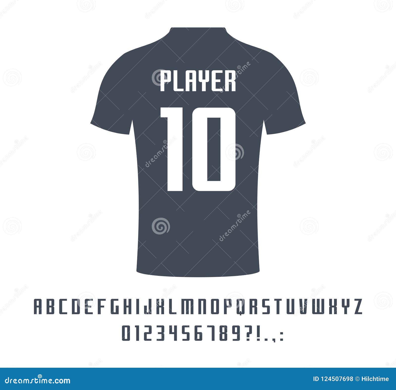 athletic jersey font