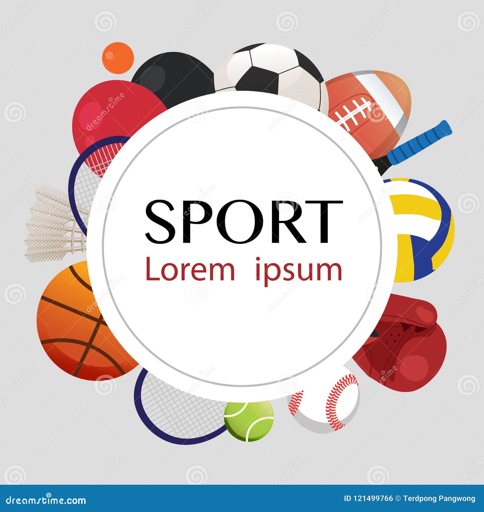 Sports Equipment Stock Illustrations – 116,769 Sports Equipment