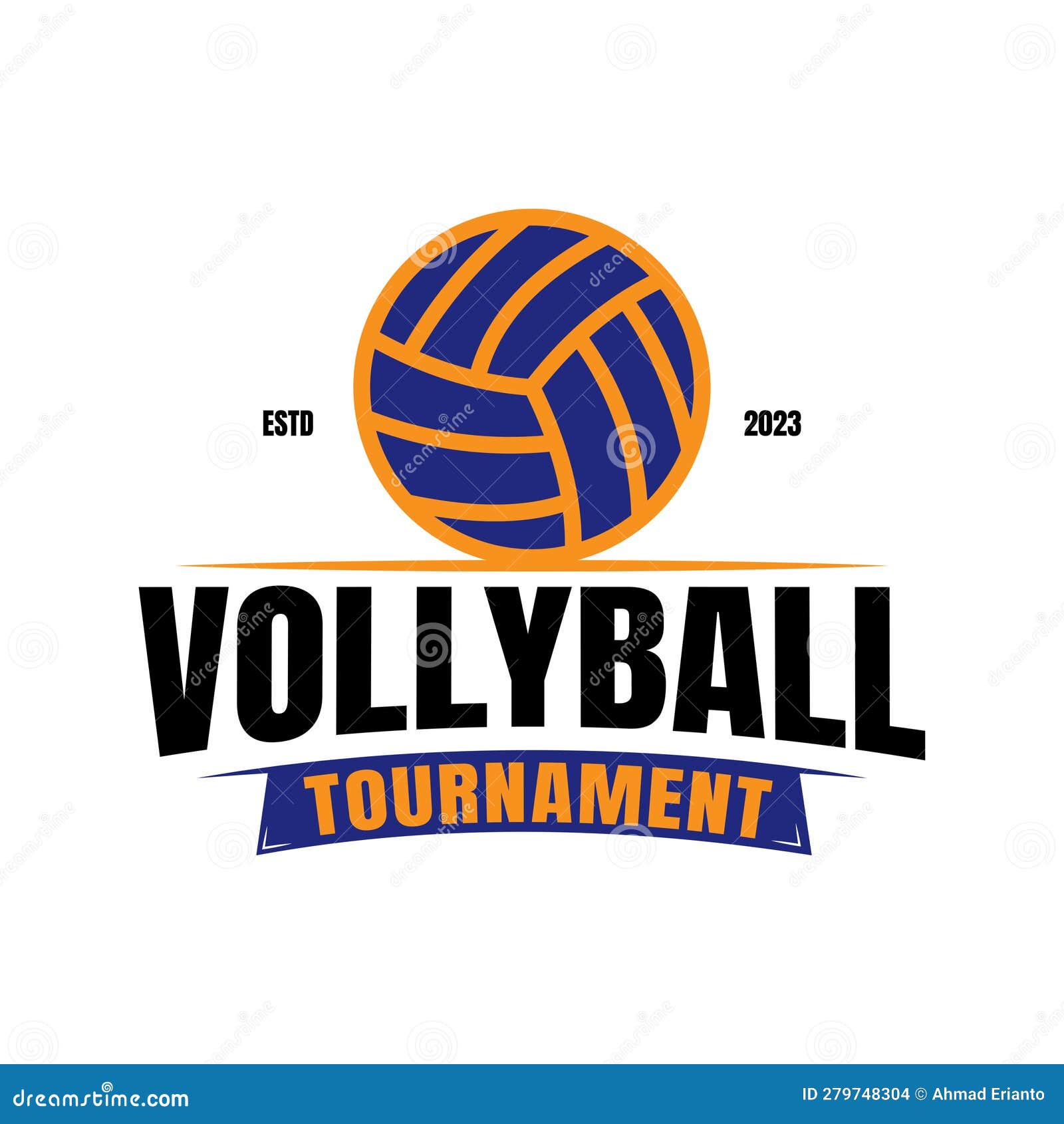 Sport Volleyball Club Logo, Volleyball Club. Tournament Volleyball Club ...