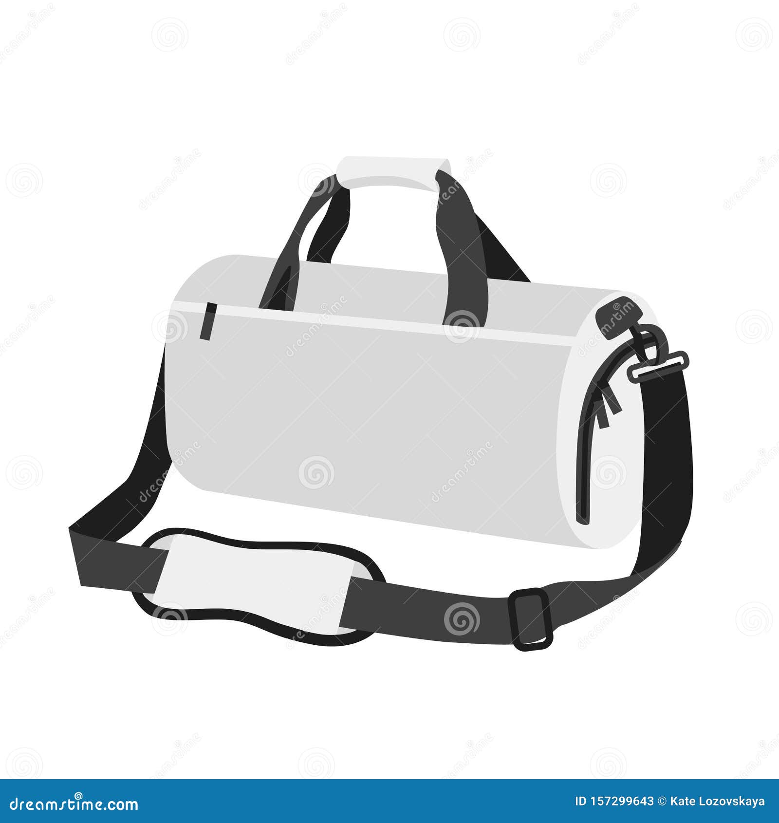 Download Sport White Simple Bag. Activity Training Backpack In ...