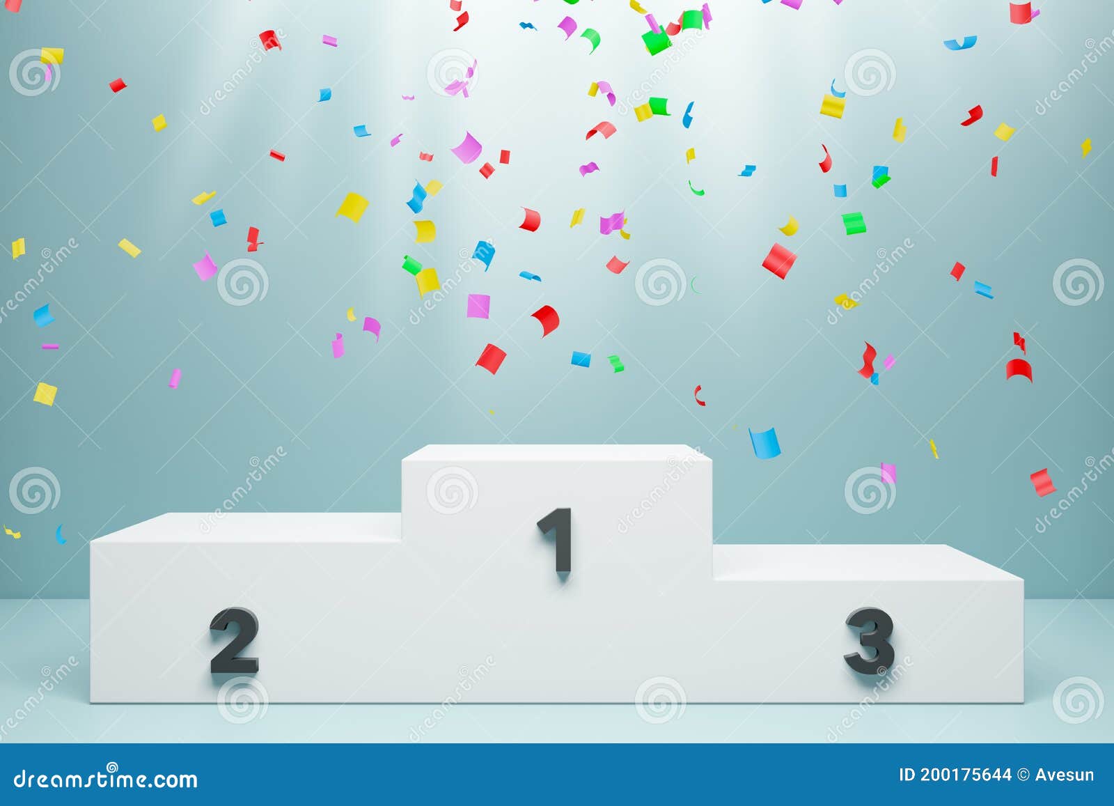 Sport winner pedestal stock illustration. Illustration of game 200175644