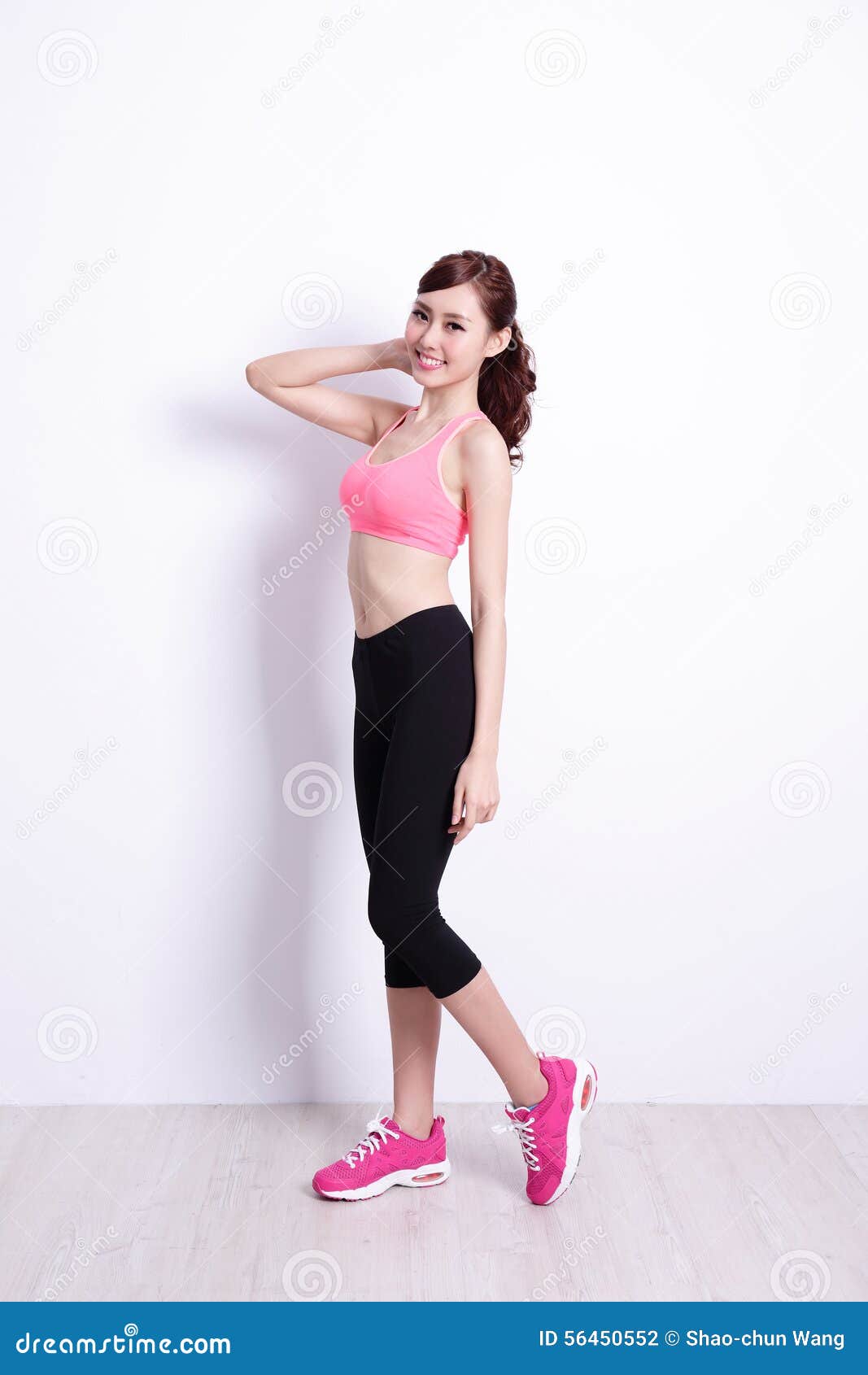 Sport Woman with Health Figure Stock Photo - Image of figure, care ...