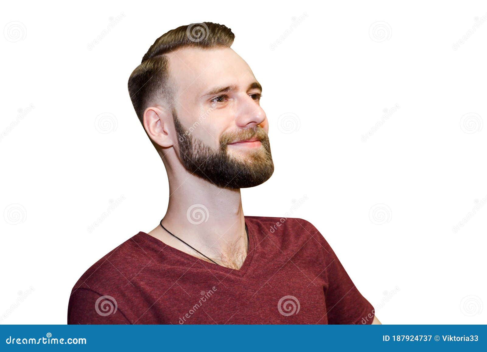 fade haircut white men with beard