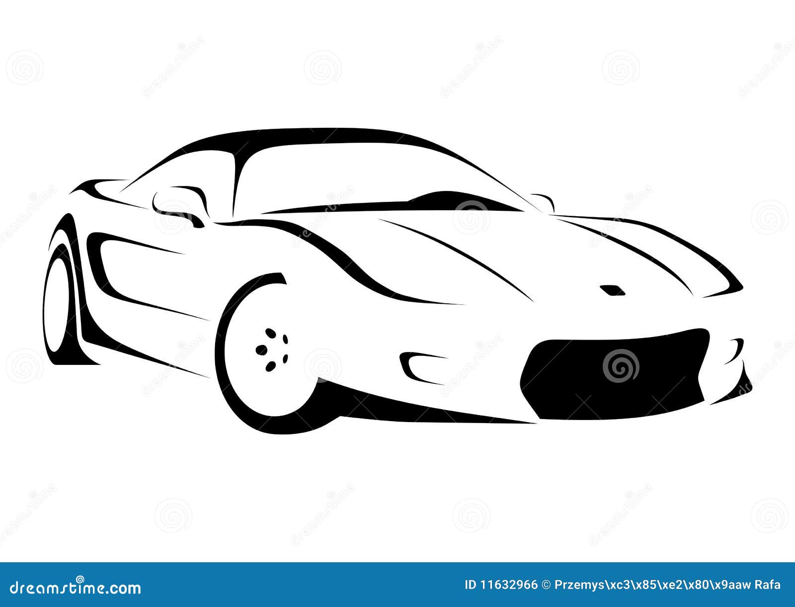 Sportcar 2 stock vector. Illustration of sportscar, street - 11632966