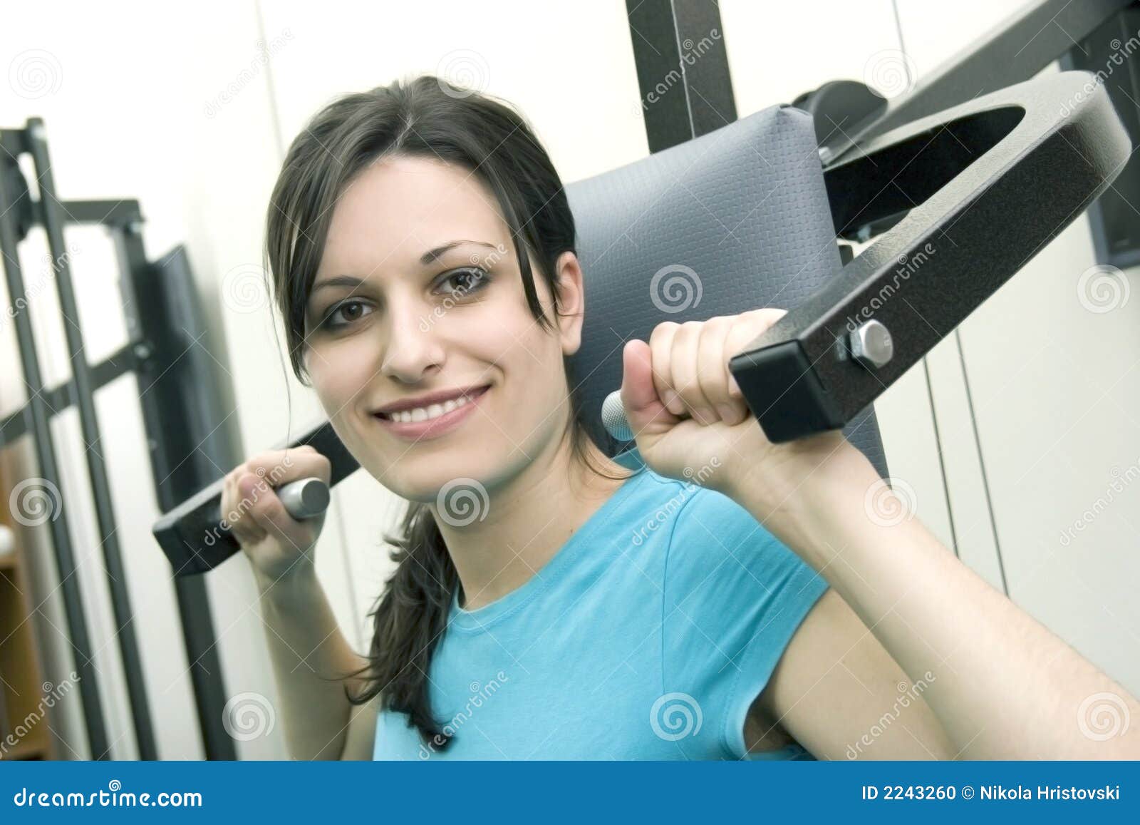 Sporting girl stock photo. Image of form, concentration 2243260