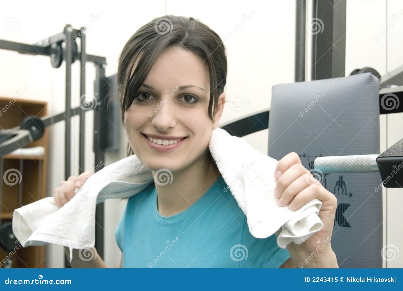 Sporting girl stock image. Image of class, healthcare 2243415