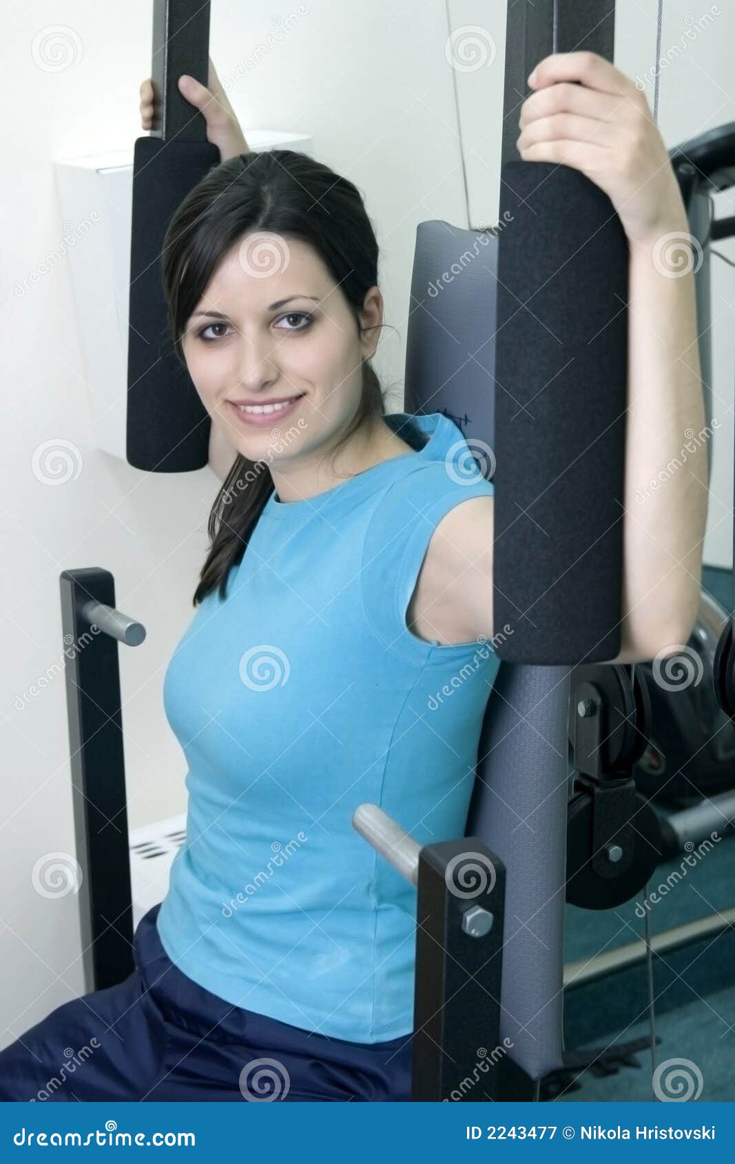 Sporting girl stock image. Image of caucasian, form, healthcare 2243477