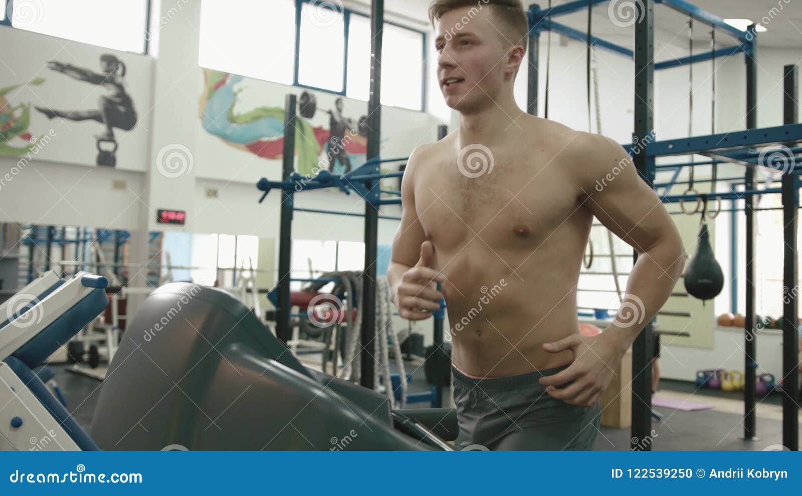 Naked treadmill