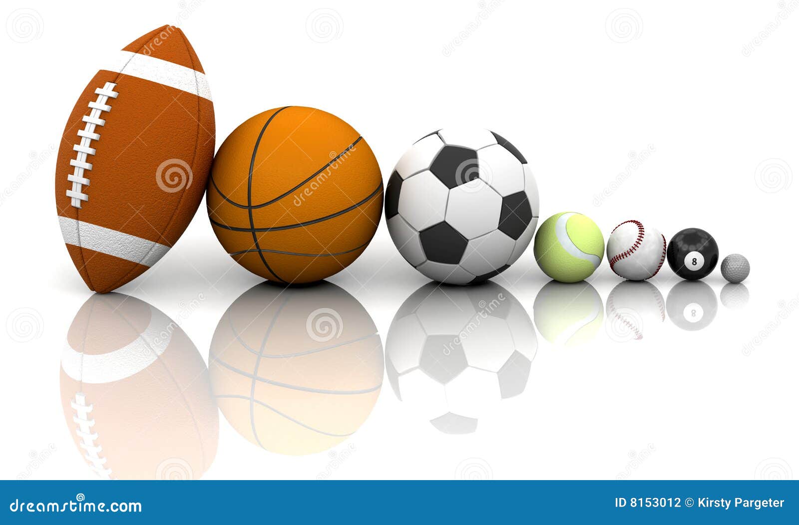 Sports balls Illustration of - 8153012