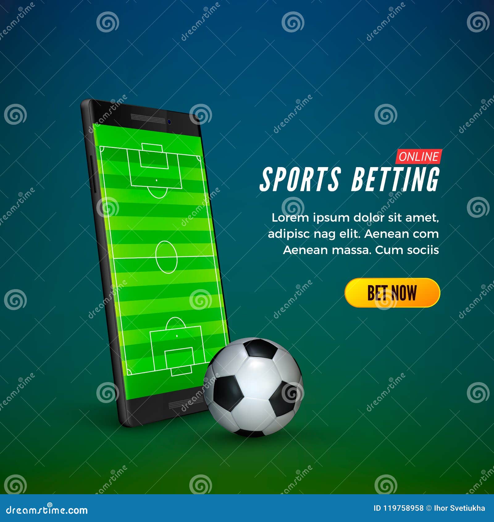 Sports Betting Online Web Banner Template
