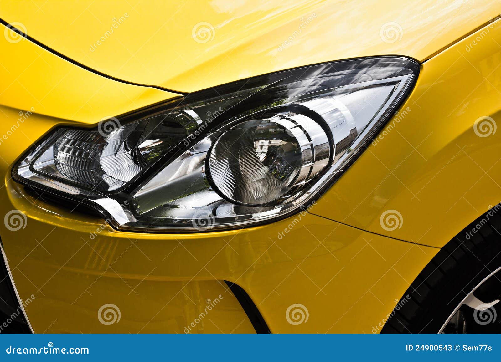 Sports car headlight stock image. Image of polish, speed 24900543