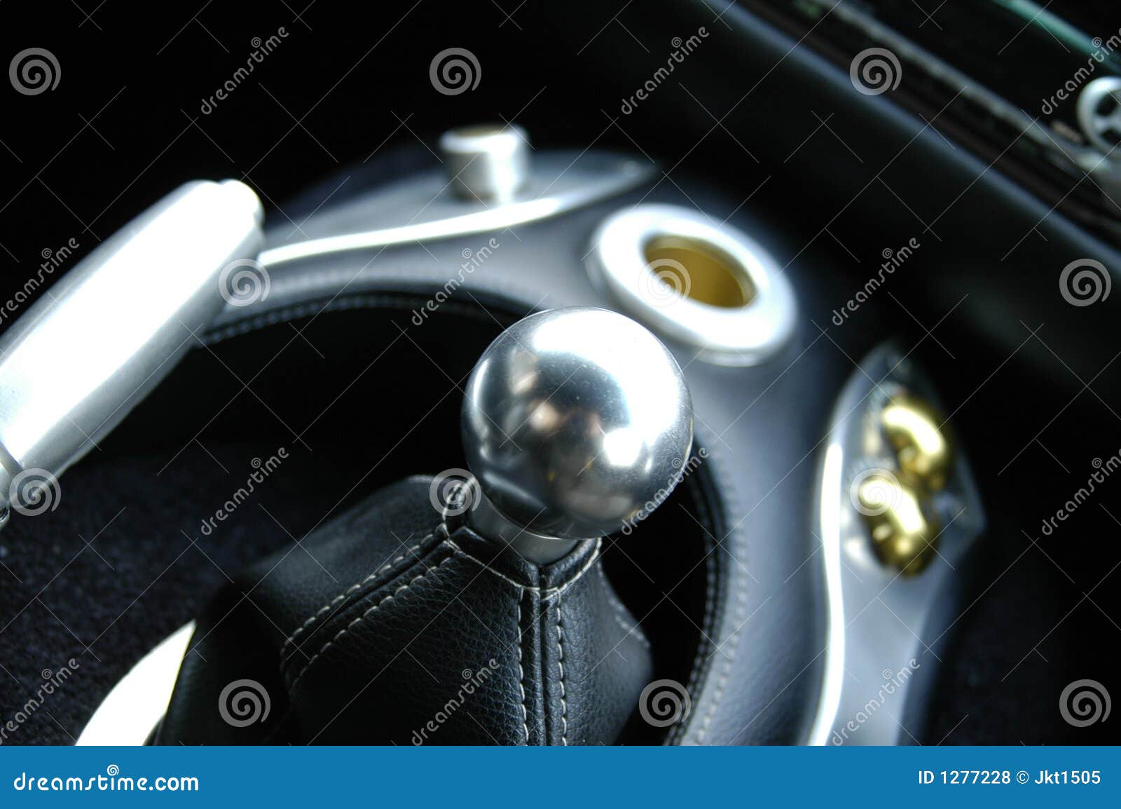 Sports car switchgear stock photo. Image of high, fascia 1277228
