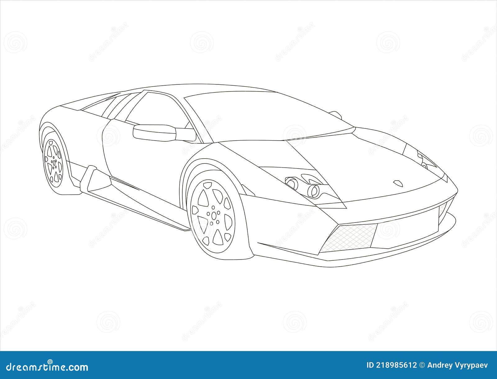 Lamborghini Murcielago Coloring Pages