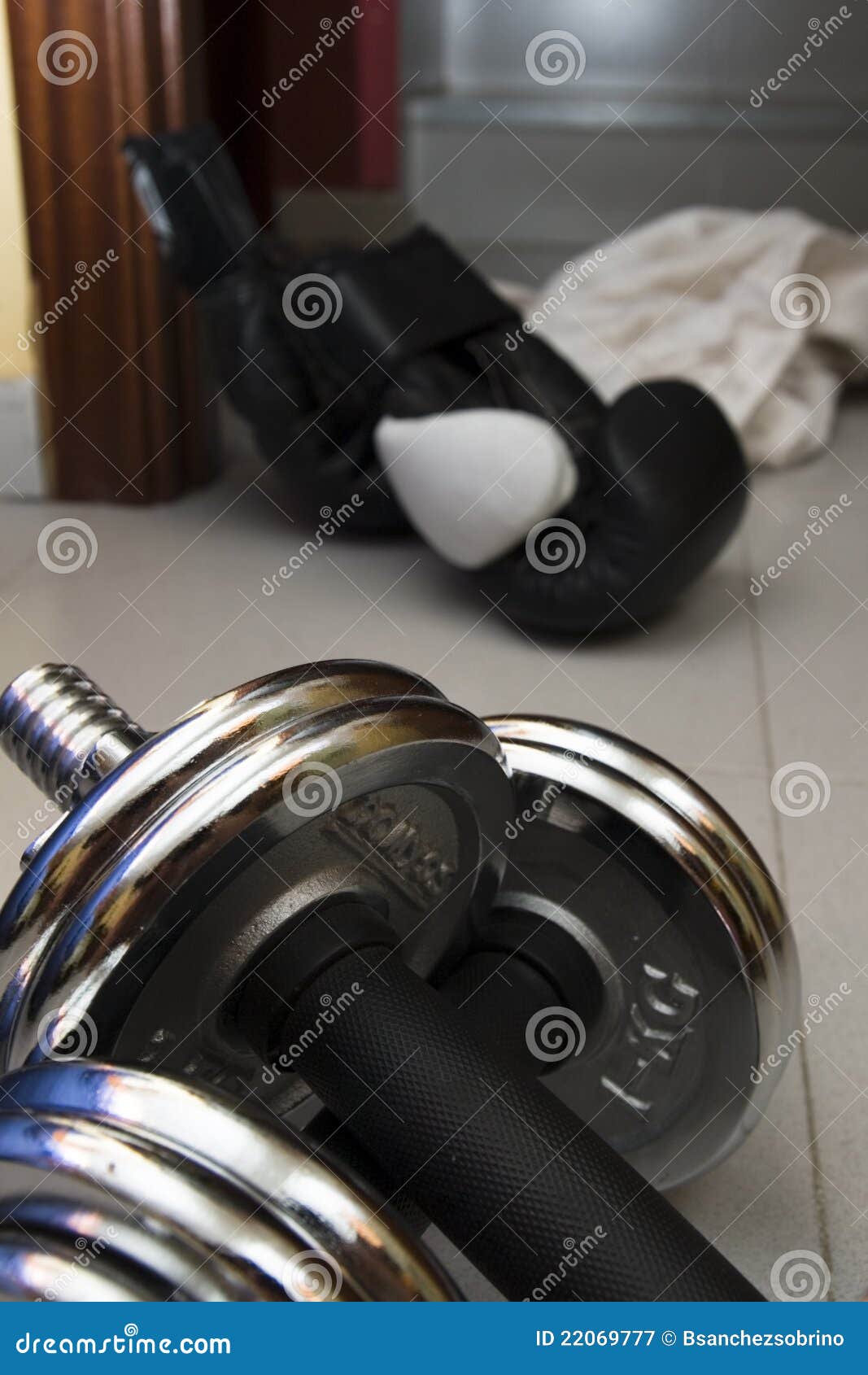 Sports equipment, boxing stock image. Image of metal 22069777