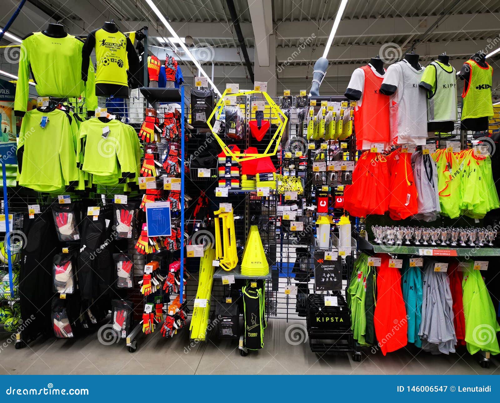 Sports Equipment Of Various Sizes And Colors At Decathlon Editorial  Photography - Image Of Clothing, World: 146006547