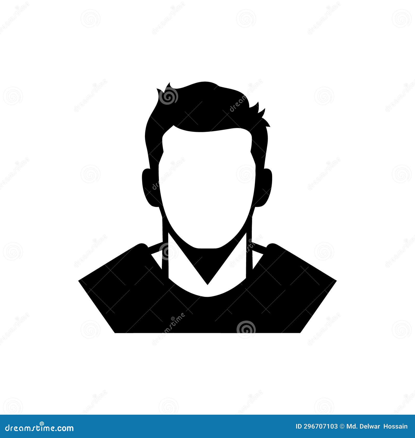 Sports Fan Icon stock illustration. Illustration of person 296707103