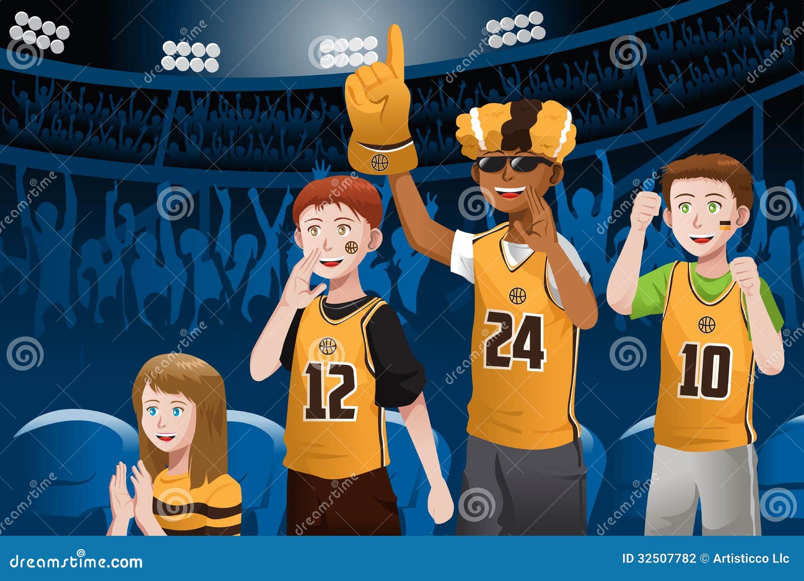 free clipart of sports fans - photo #33