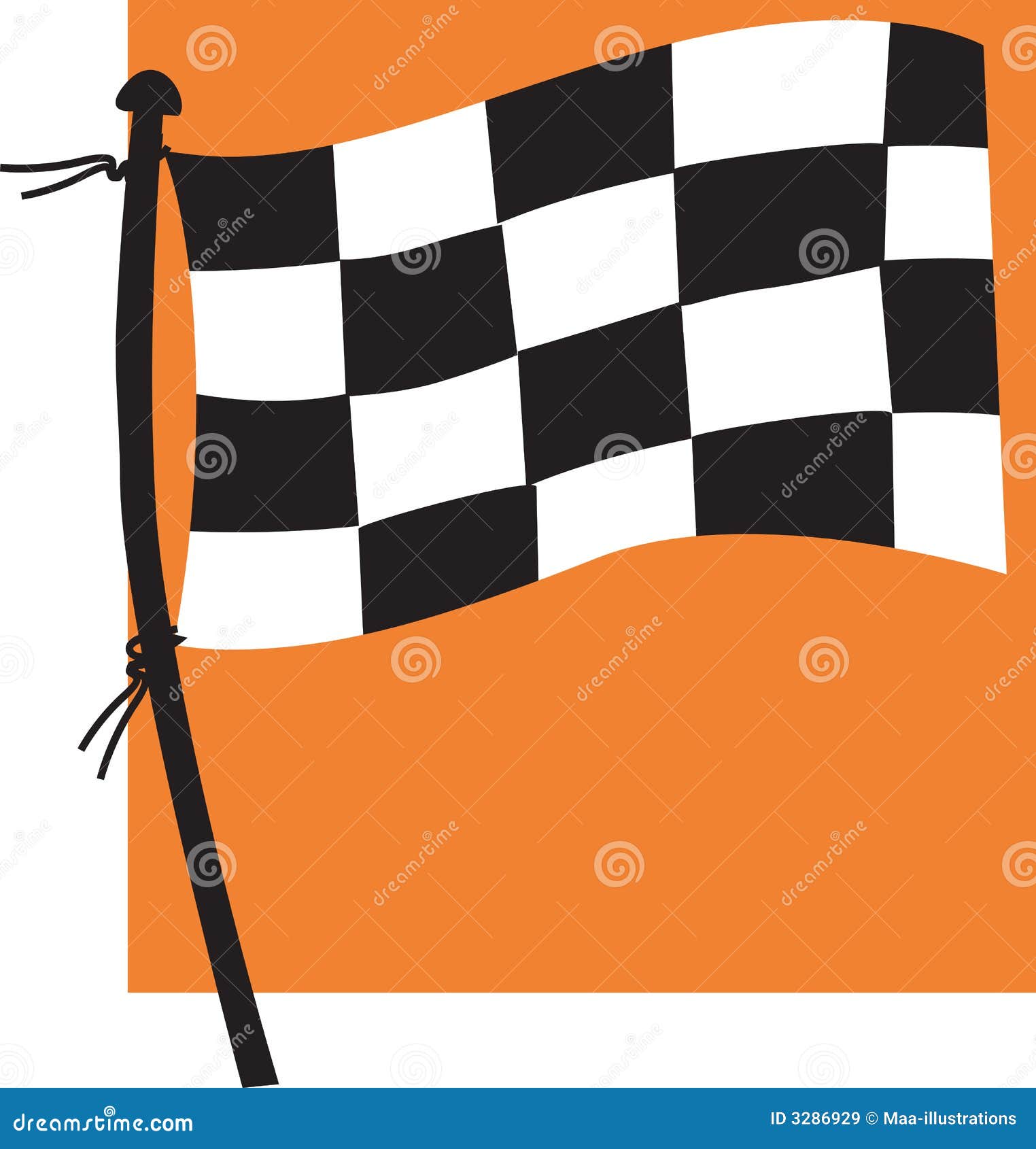 Sports flag stock illustration. Illustration of indy, emotion 3286929