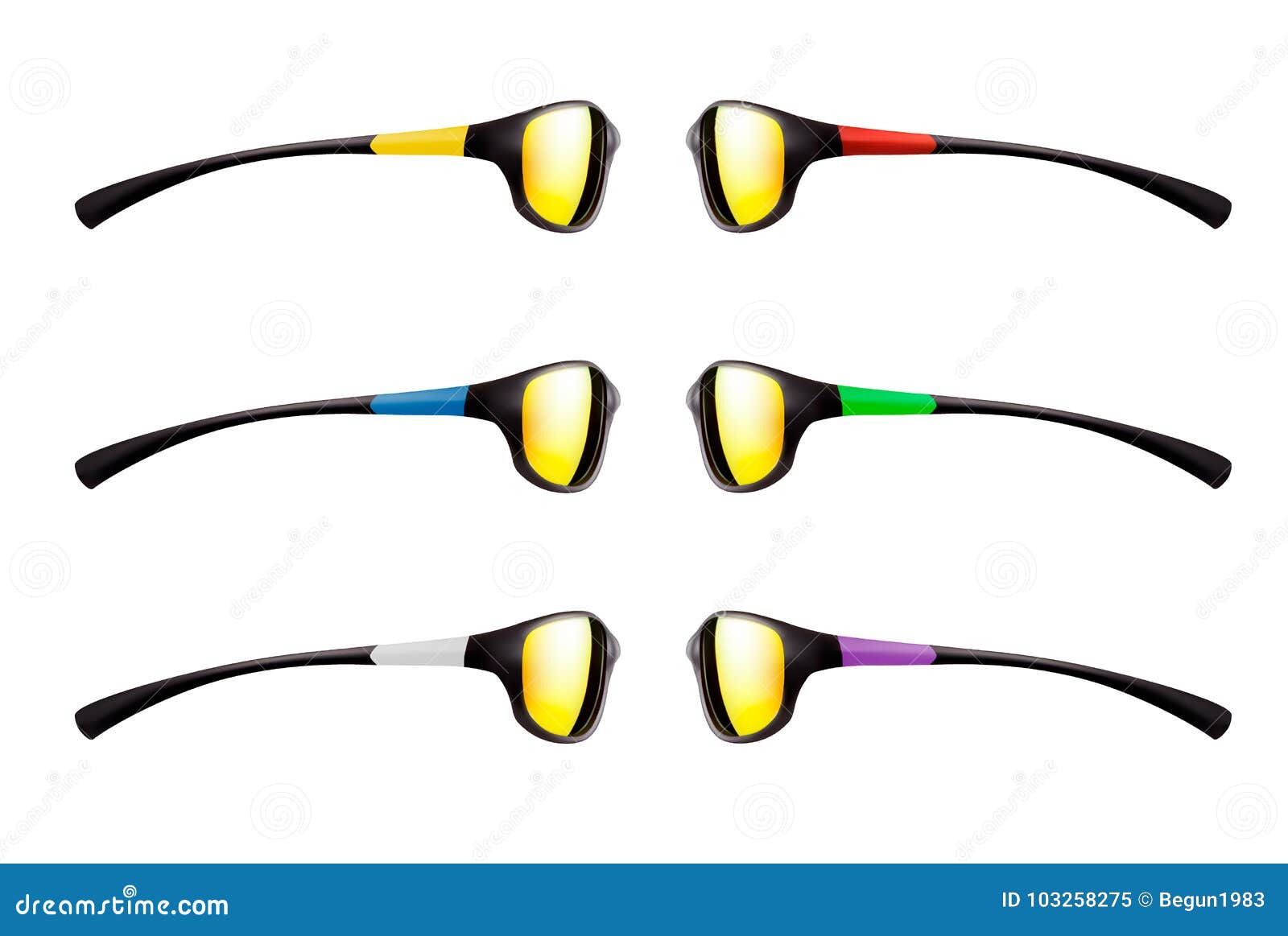 Sports glasses in stock vector. Illustration of sports 103258275