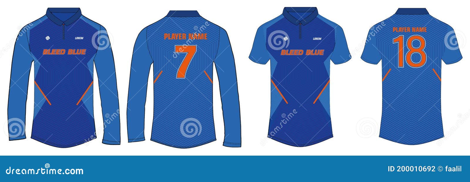 Download India Cricket Jersey Design Concept For Soccer Volleyball And Rugby In Vector Template Stock Vector Illustration Of Blank League 200010692