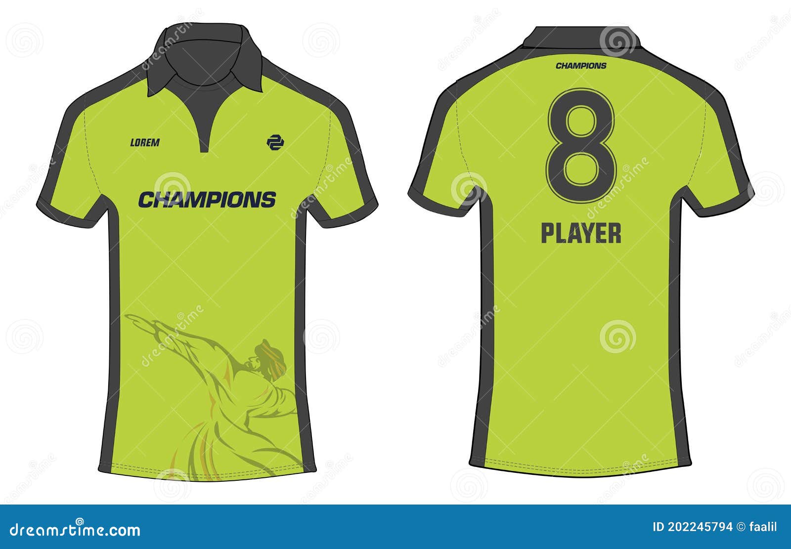 Sports Tshirt Jersey Design Vector Template,PSL Pakistan Super