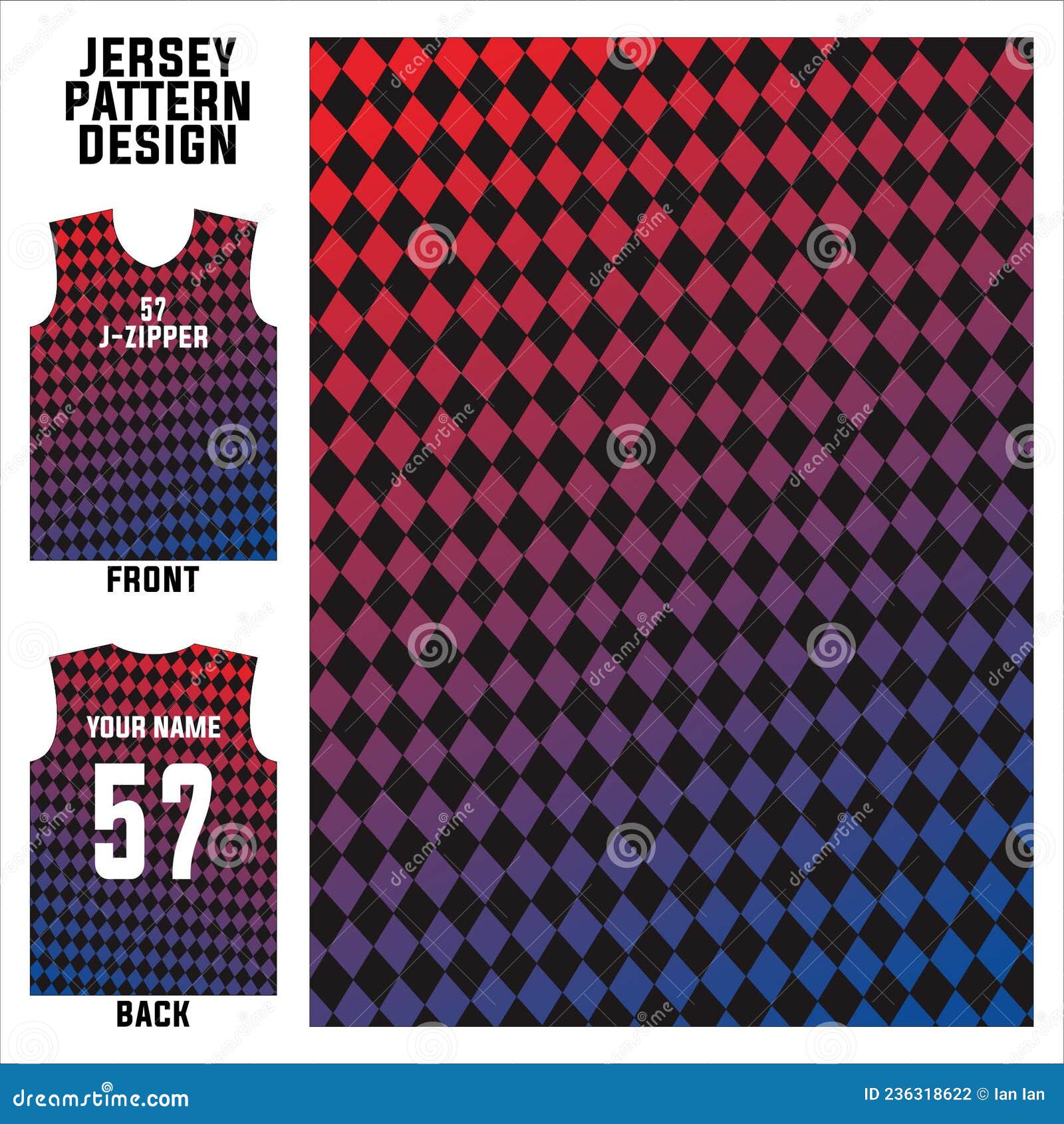 basketball jersey pattern design template. blue gradient abstract