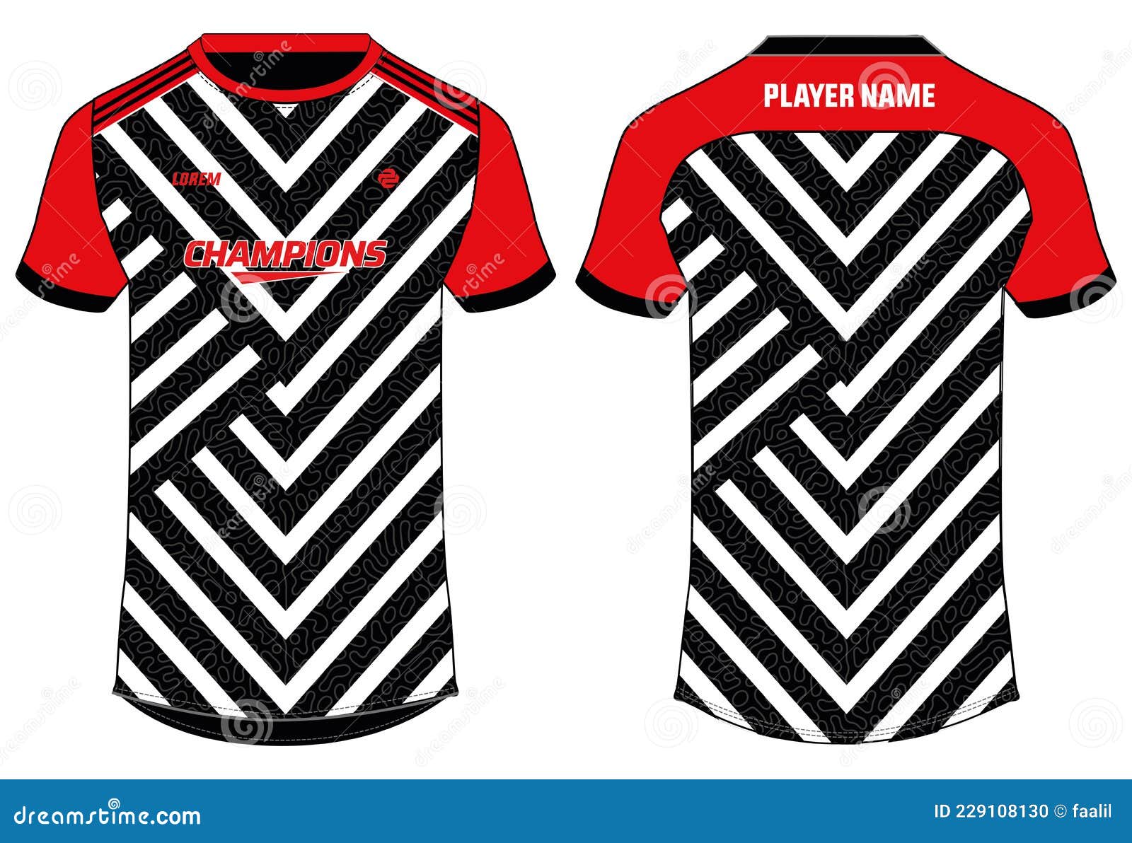 basketball jersey pattern design template. black red abstract