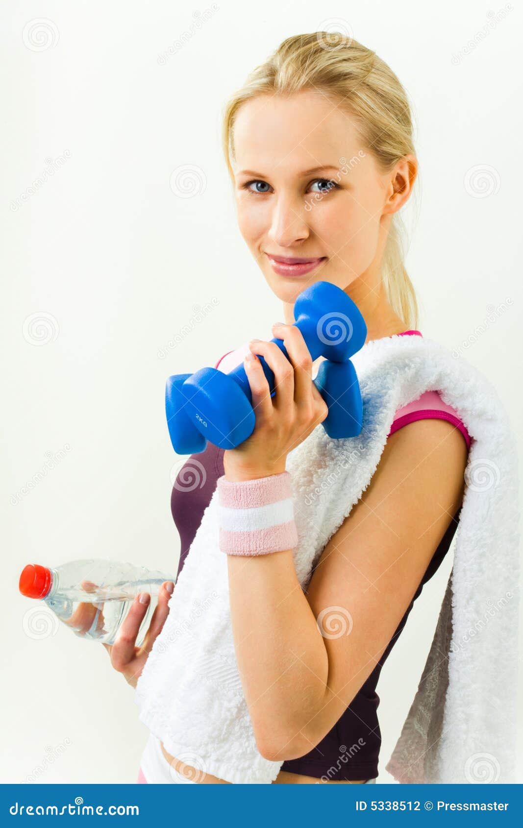 Sports lady stock photo. Image of fitness, feminine, blonde 5338512