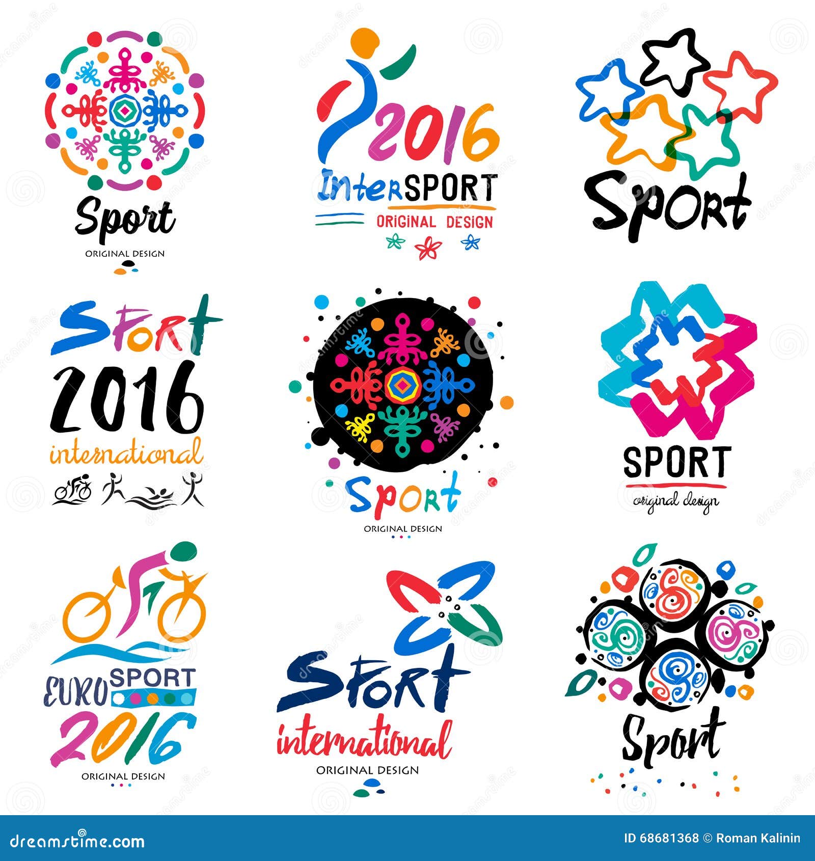 Sports Logo. Sports Organization Symbols and Signs. the ...