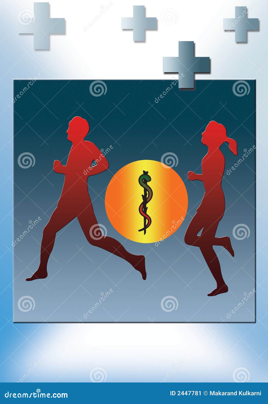 Sports medicine stock illustration. Illustration of hospital 2447781