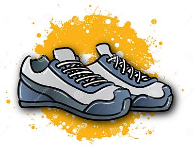 Sports Shoes stock vector. Illustration of sport, illustrator - 20823598