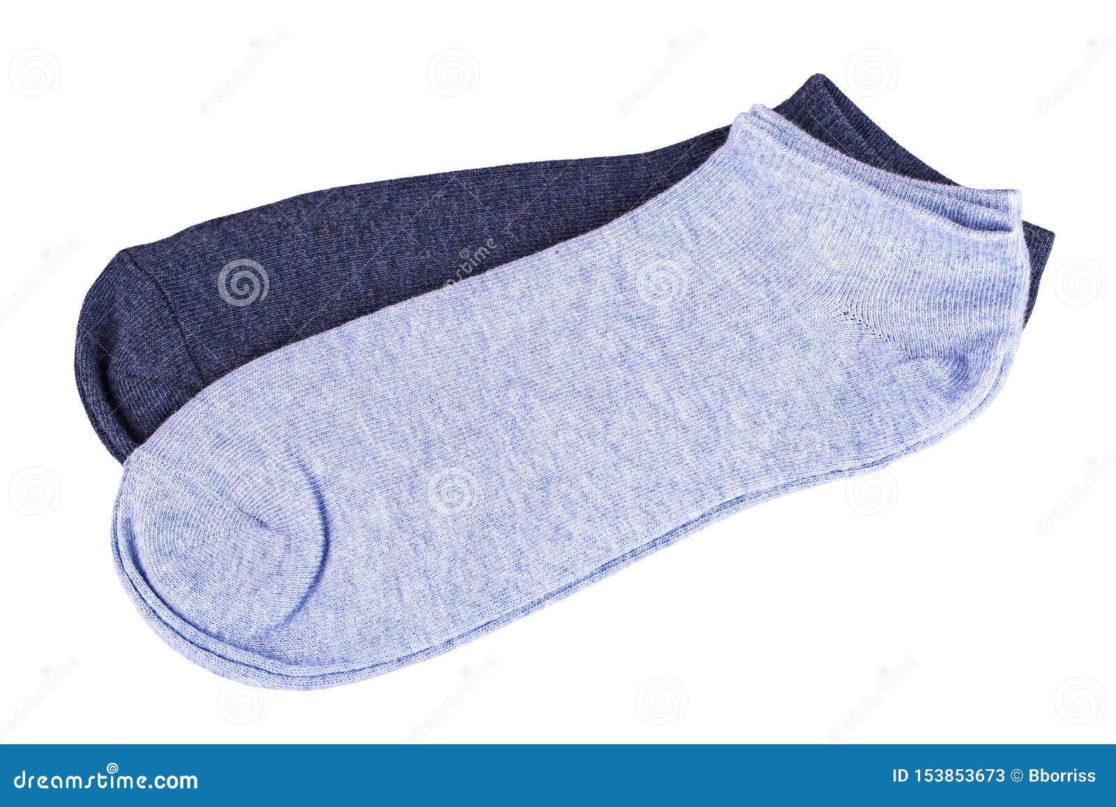 The Sports Socks Isolated on White Background Stock Image - Image of ...