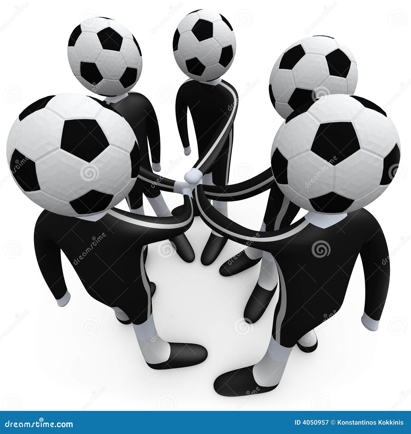 Sports Team stock illustration. Illustration of togetherness 4050957