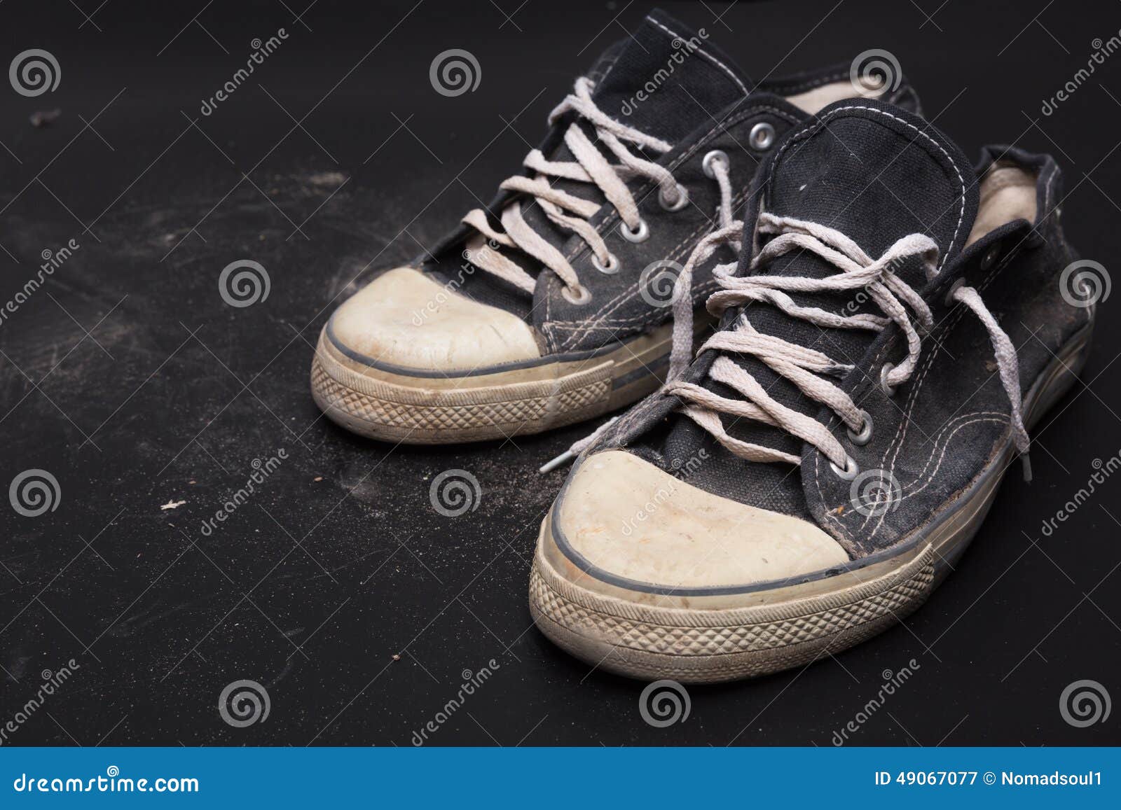 Sports Trainers on the Floor Stock Image - Image of running, equipment ...
