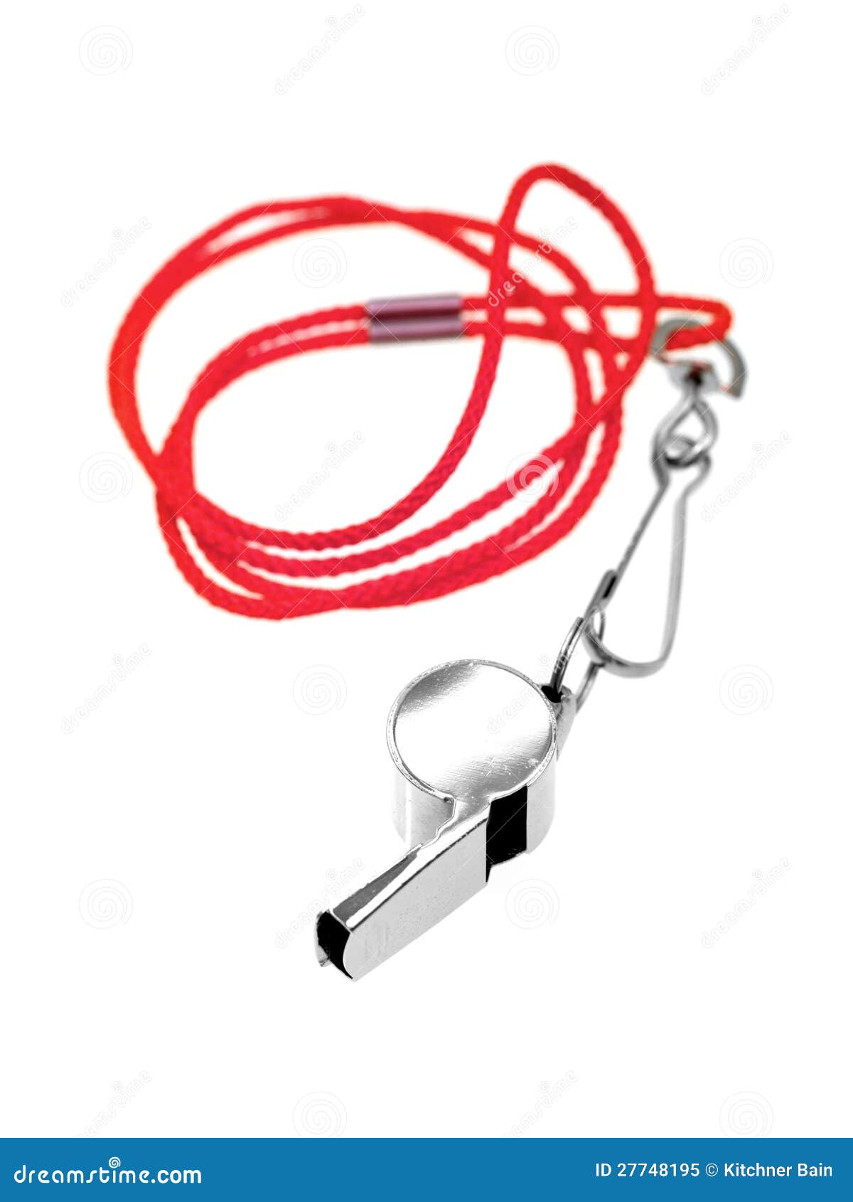 Sports Whistle stock image. Image of metal, isolated 27748195