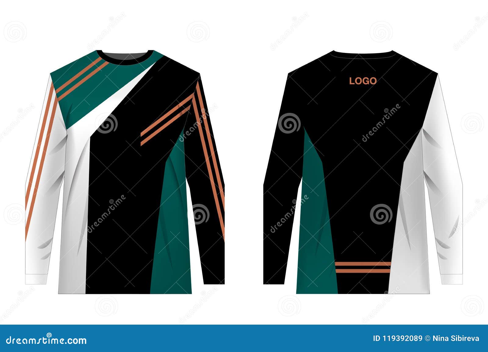Sportswear jersey template stock vector. Illustration of printing Sportswear jersey template stock vector. Illustration of printing
