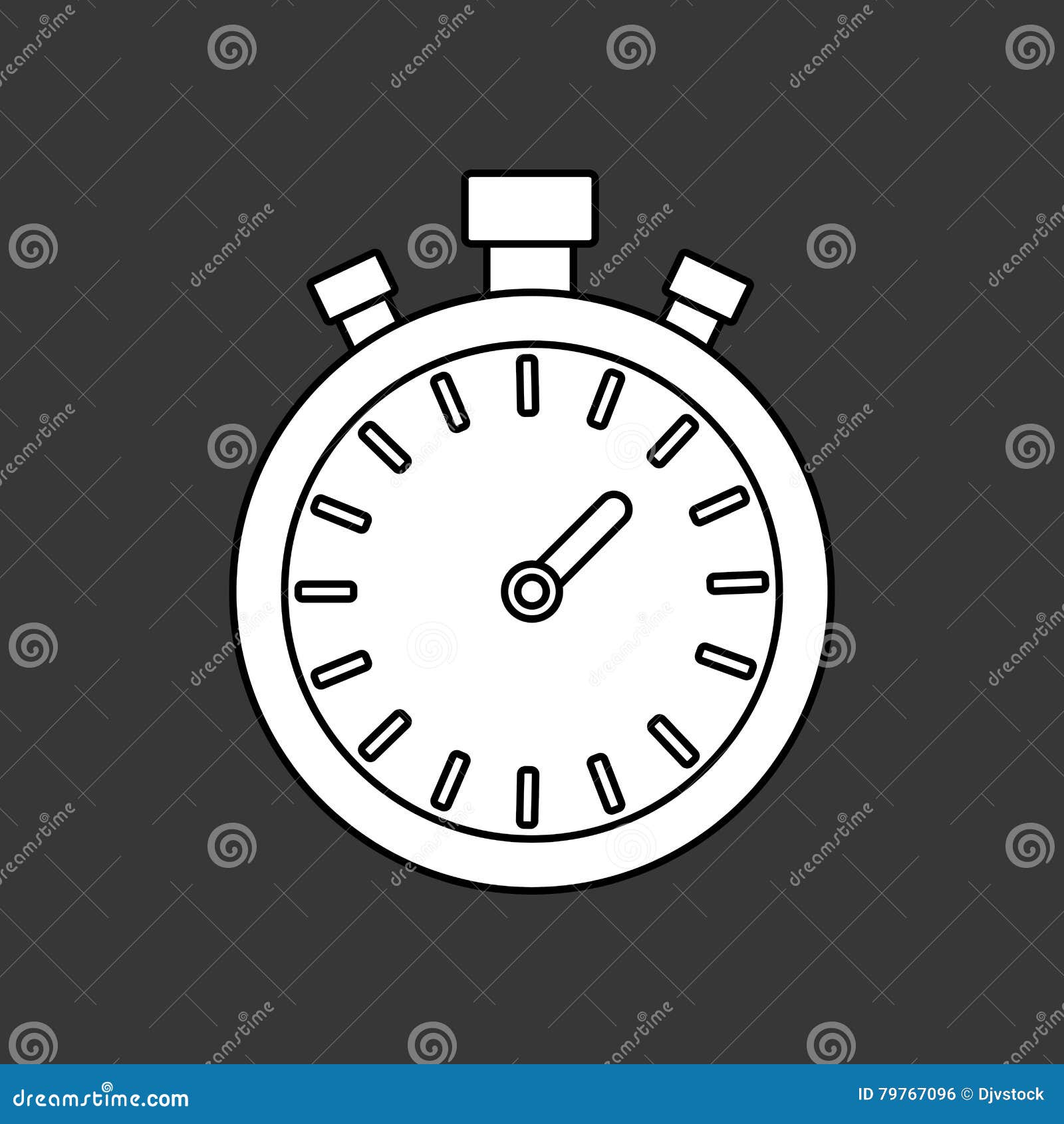 SporttimerUhr vektor abbildung. Illustration von präzision 79767096
