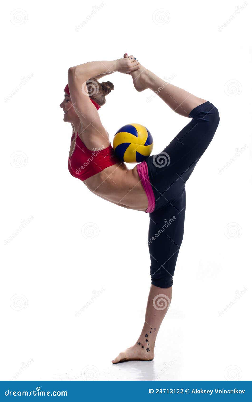 Sporty girl stock photo. Image of athlete, attitude, exercise 23713122