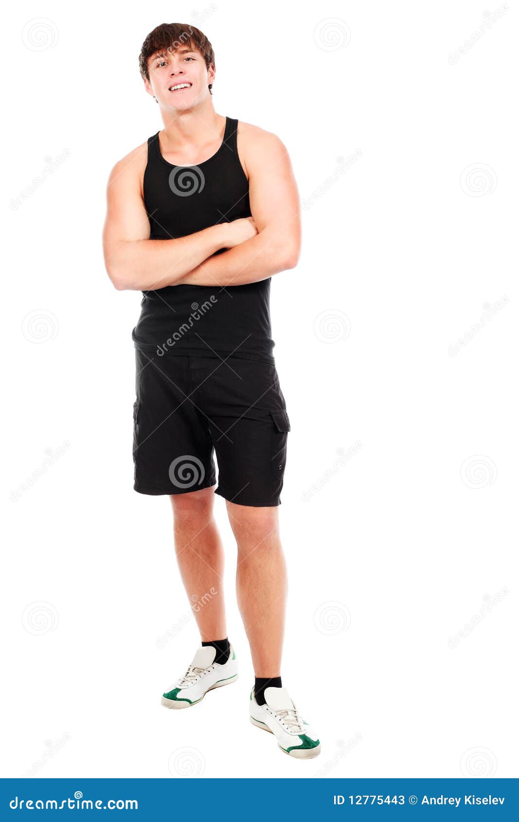 Sporty guy stock image. Image of adult, people, body 12775443