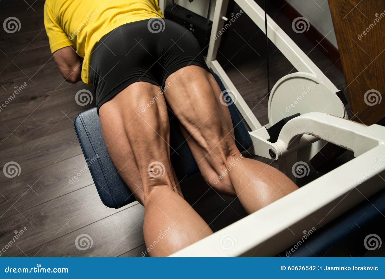Sporty Legs Hamstrings stock photo. Image of bodybuilding 60626542