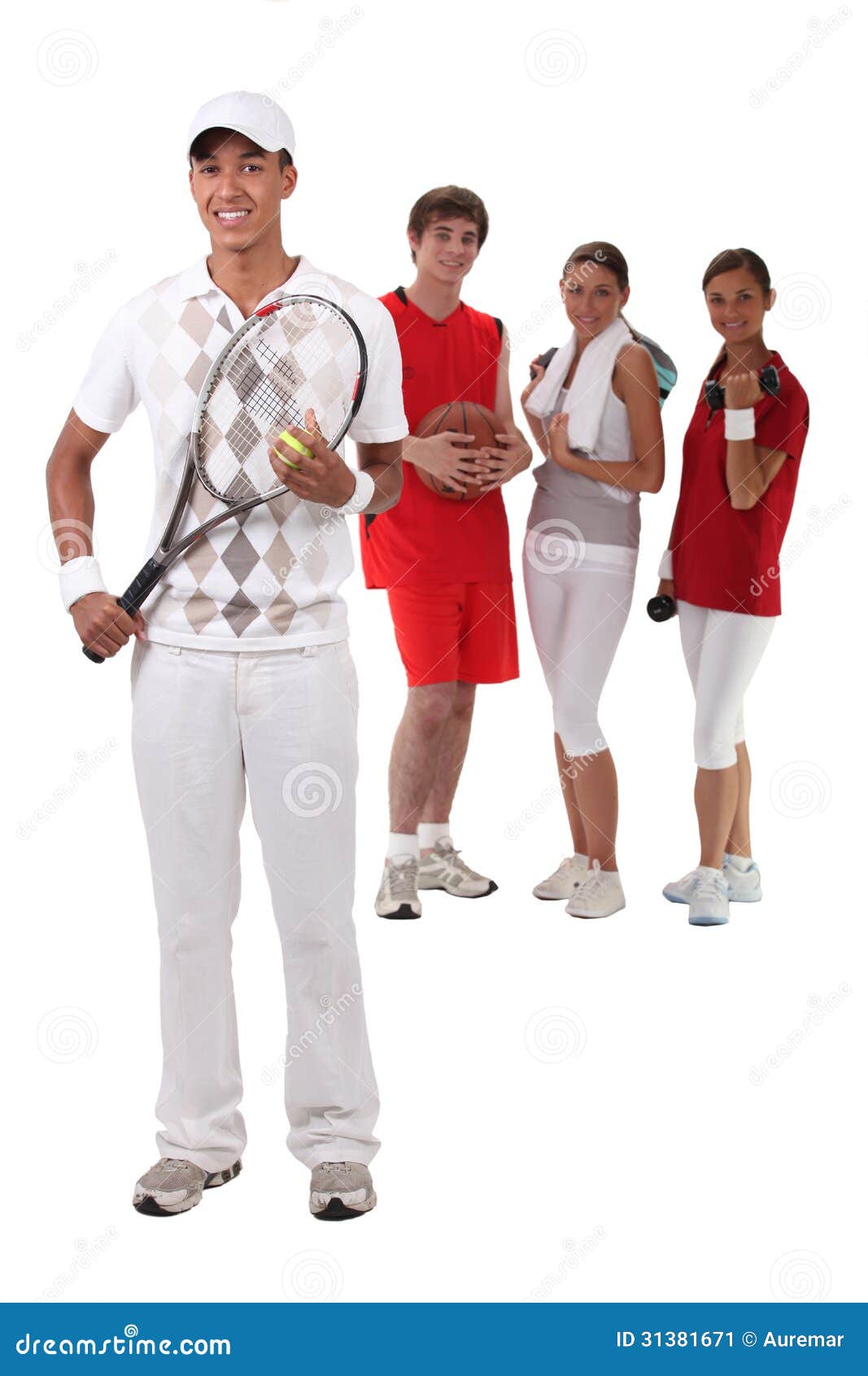 Sporty people stock image. Image of athletics, outdoor 31381671