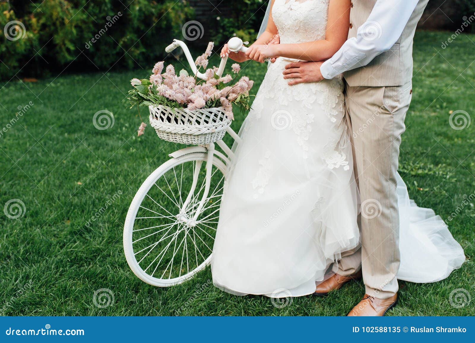 sposi in bicicletta