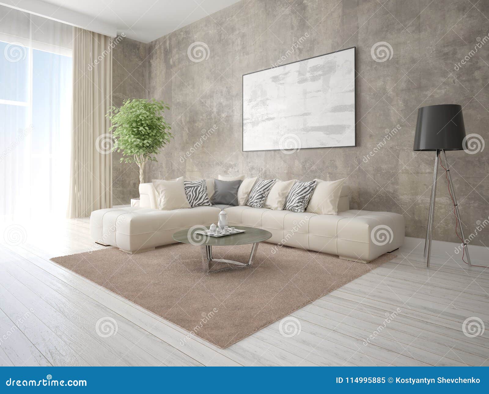 Spot Omhoog Een Modieuze Woonkamer Met Een Comfortabele Hoekbank ... Spot Omhoog Een Modieuze Woonkamer Met Een Comfortabele Hoekbank ...