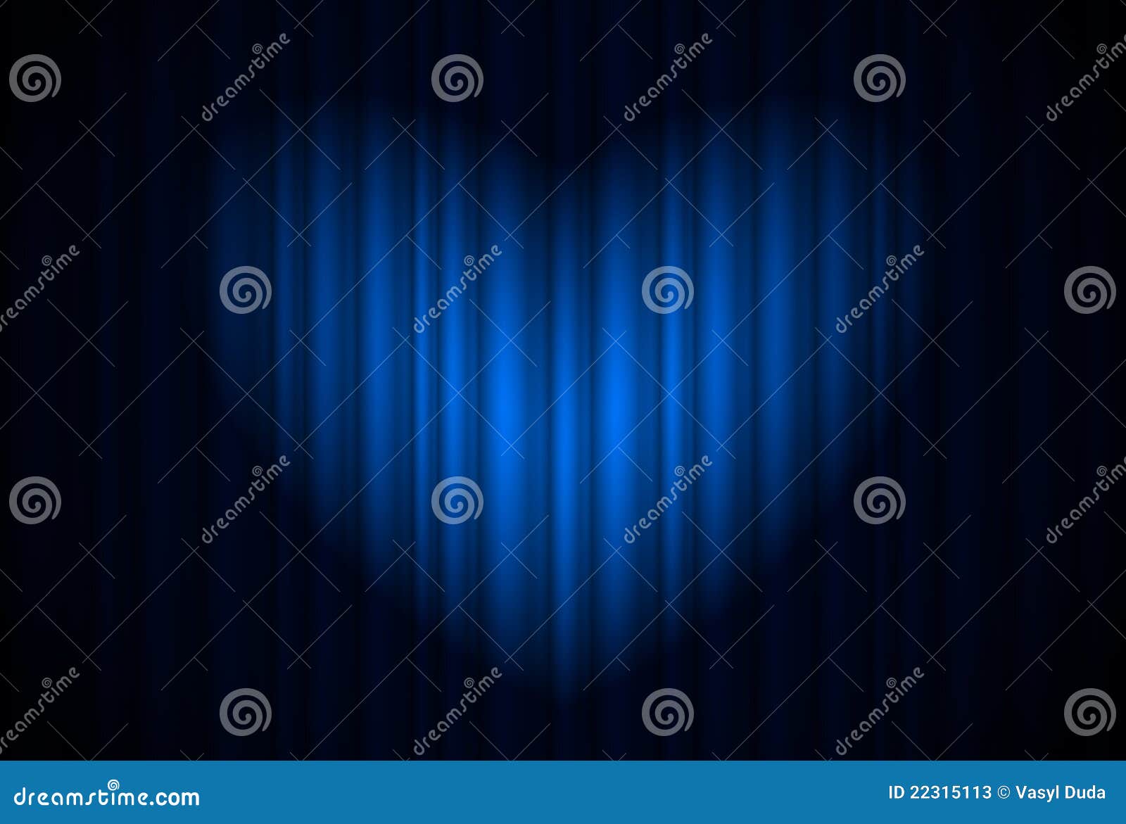 Spotlight heart stock vector. Illustration of kiss, entertainment