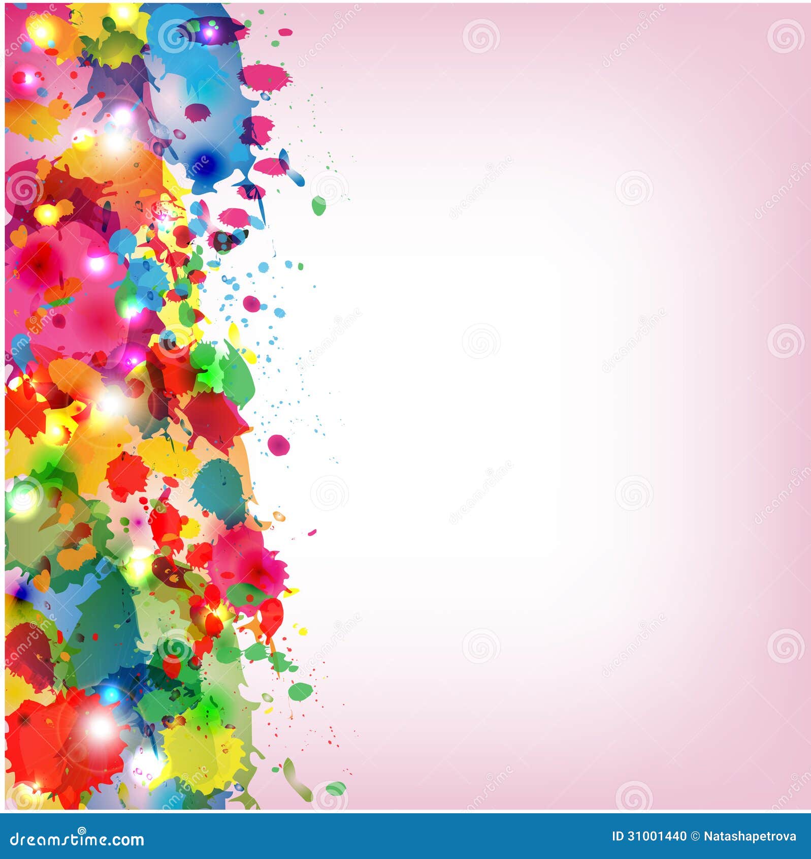 Spots Of Varicoloured Paint Stock Photo - Image: 31001440 Small Bright Spot On An Object Or Painting