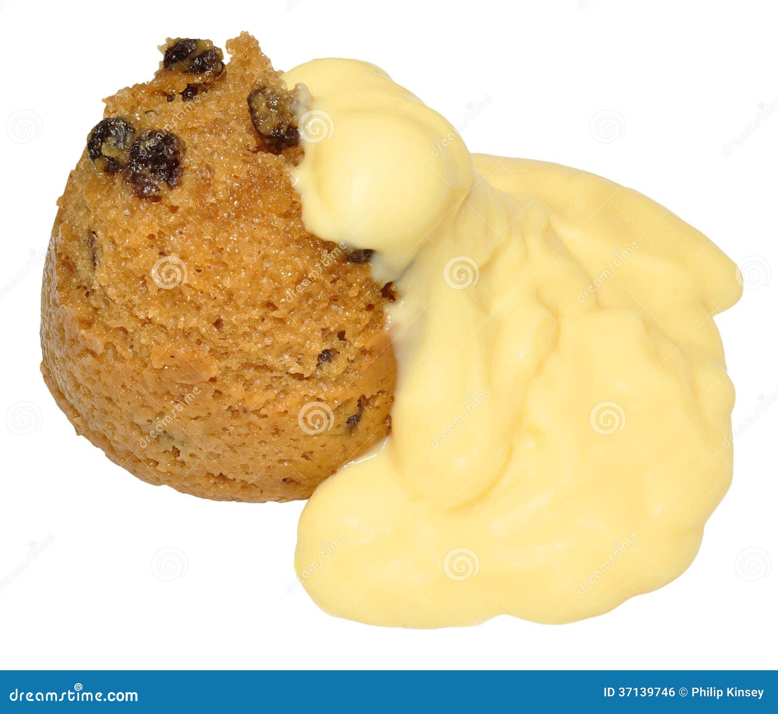 Spotted Sponge Pudding stock photo. Image of food, britain 37139746