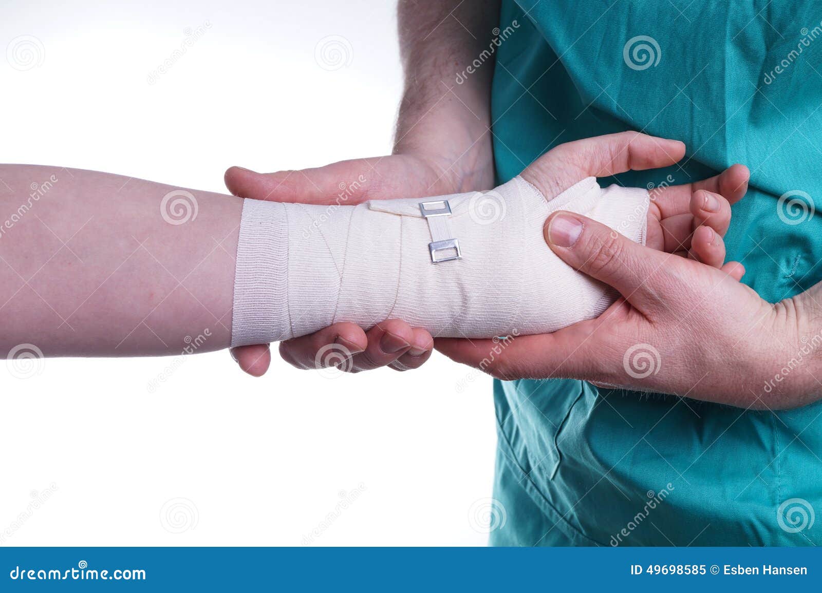 Sprained hand stock image. Image of recovery, occupation 49698585